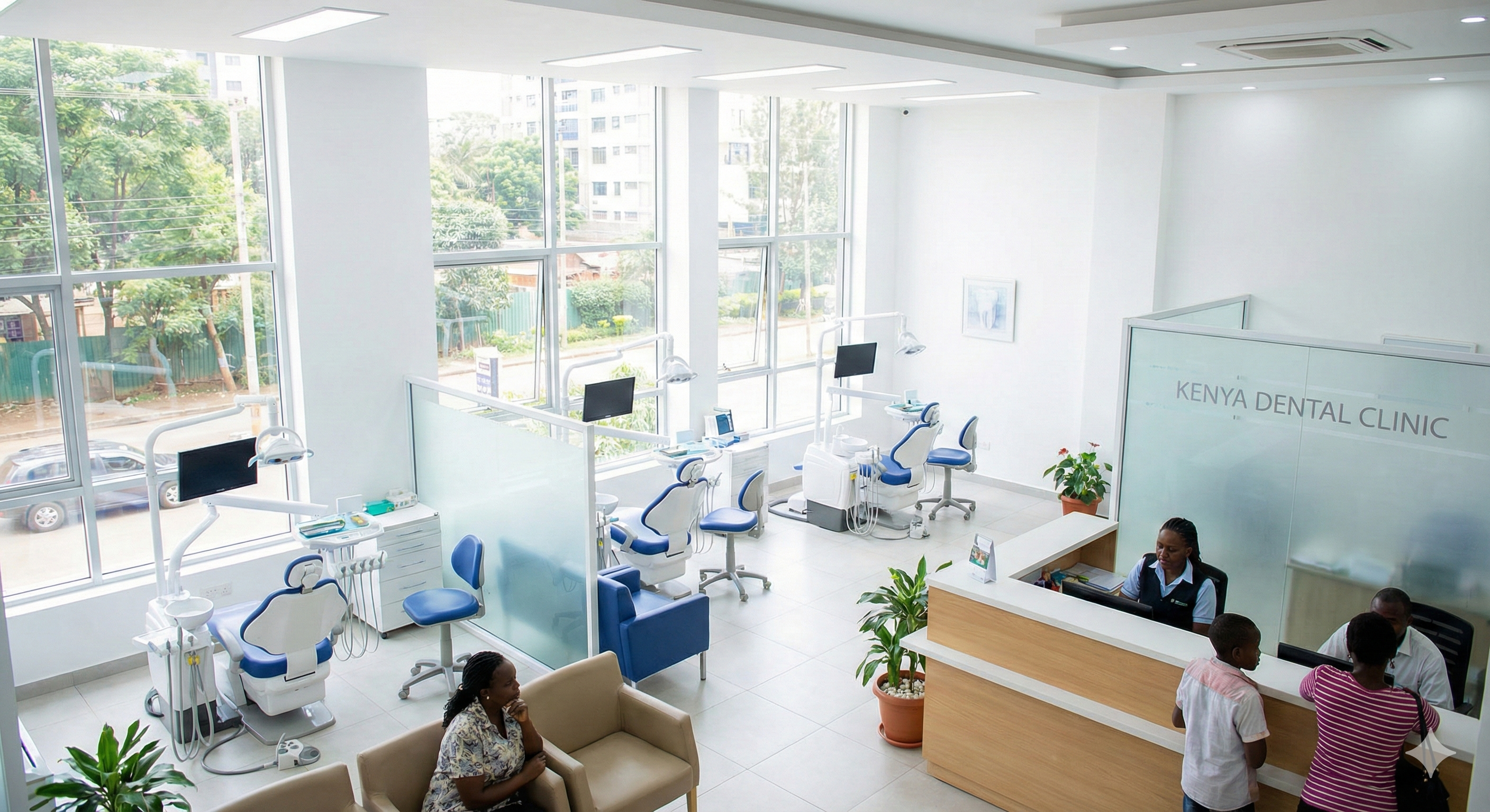 Modern dental clinic interior